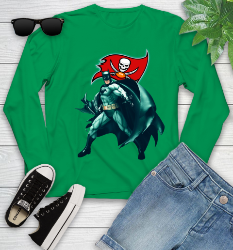 NFL Batman Football Sports Tampa Bay Buccaneers Youth Long Sleeve 6