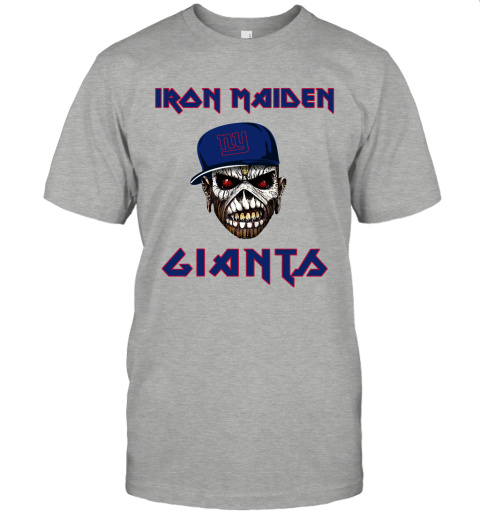 NFL New York Giants Iron Maiden Rock Band Music Football Sports FmOn386rKyx classic t shirt 2 95 151514 front ash