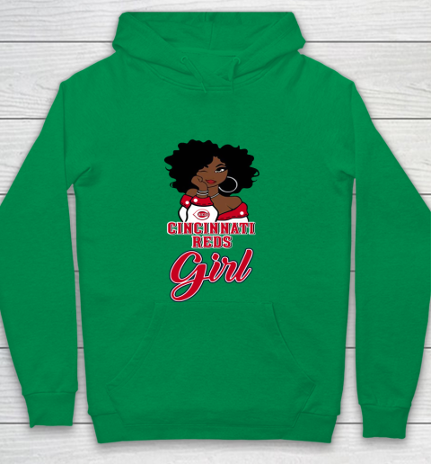 Cincinnati Reds Girl MLB Youth Hoodie 6