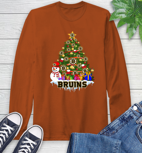 Boston Bruins Merry Christmas Nhl Hockey Sports T Shirt Itees Global