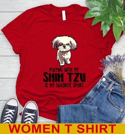 Playing with my shih tzu is my favorite sport 81