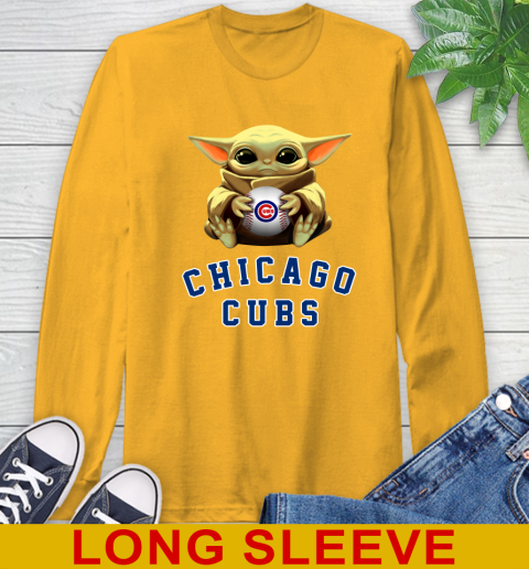 MLB Baseball Chicago Cubs Star Wars Baby Yoda Shirt 60