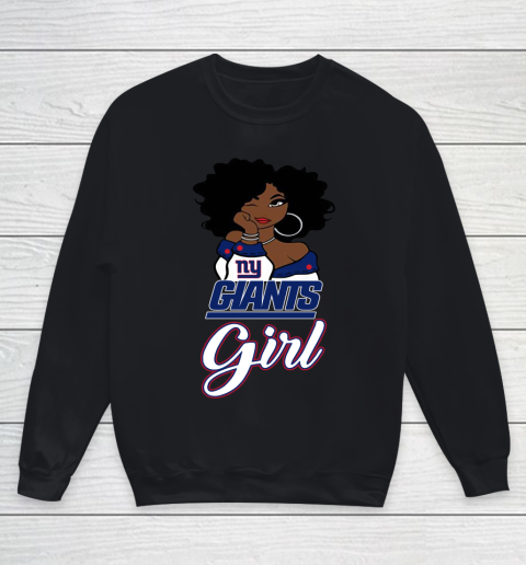 New York Giants Girl NFL Youth Sweatshirt