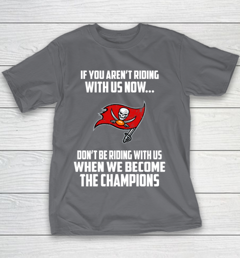 NFL Tampa Bay Buccaneers Football We Become The Champions Youth T-Shirt 5