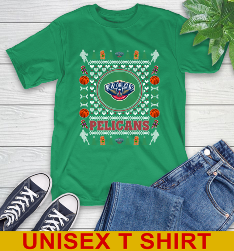 New Orleans Pelicans Merry Christmas NBA Basketball Loyal Fan T-Shirt 7