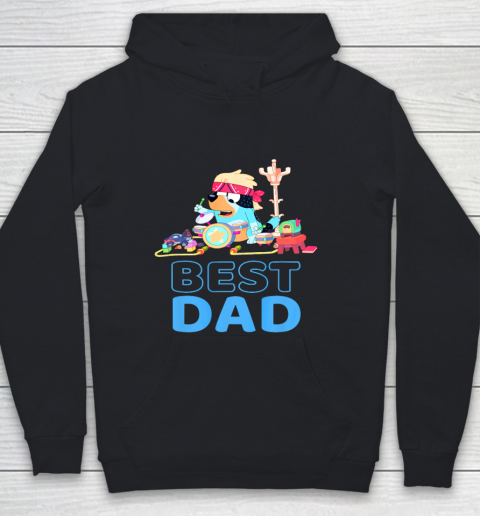 Bluey Best Dad Matching Family For Lover Youth Hoodie