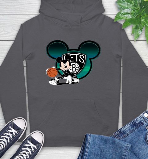 NBA Brooklyn Nets Mickey Mouse Disney Basketball Hoodie 7