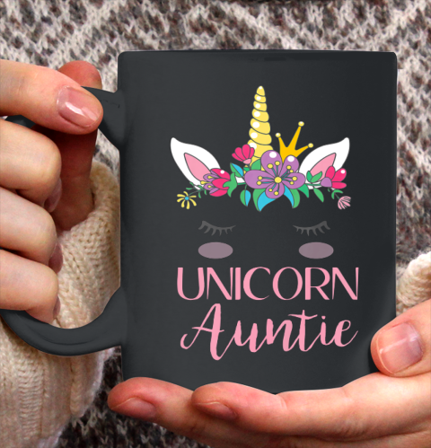 Unicorn Auntie Funny Mother s Day For Aunt Mom Grandma Ceramic Mug 11oz