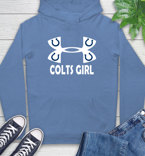 NFL Indianapolis Colts Girl Under Armour Football Sports Hoodie 11