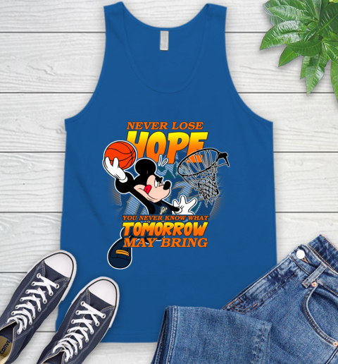 Utah Jazz NBA Basketball Mickey Disney Never Lose Hope Tank Top 4