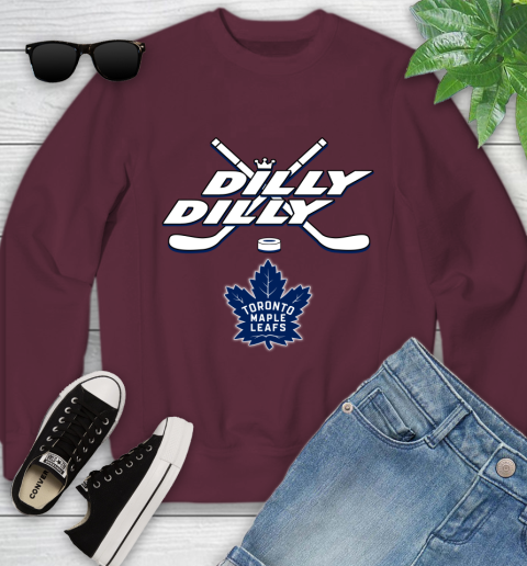 NHL Toronto Maple Leafs Dilly Dilly Hockey Sports Youth Sweatshirt 5