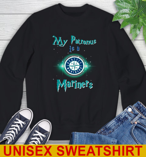 MLB Baseball Harry Potter My Patronus Is A Seattle Mariners Sweatshirt