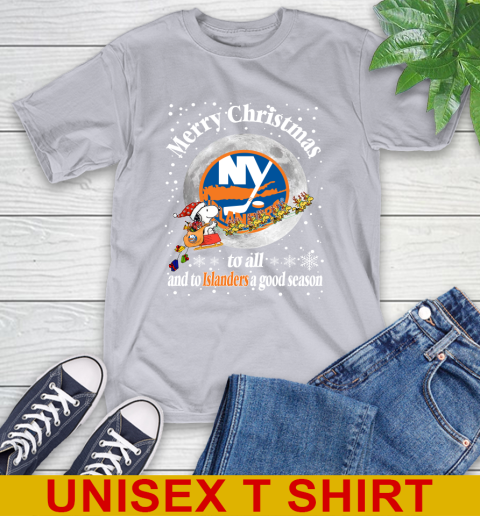 New York Islanders Merry Christmas To All And To Islanders A Good Season NHL Hockey Sports T-Shirt 5