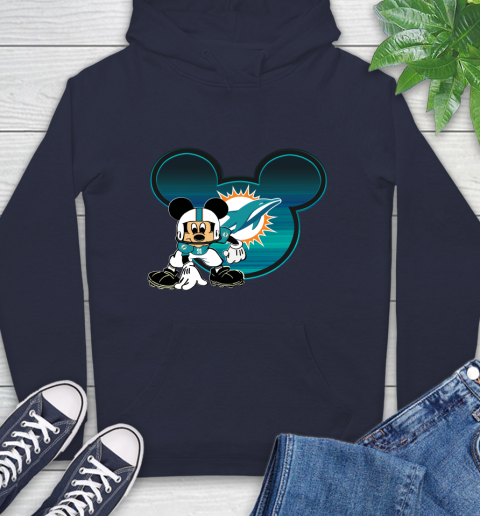 NFL Miami Dolphins Mickey Mouse Disney Football T Shirt Hoodie 4