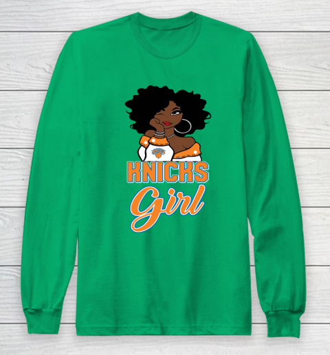 New York Knicks Girl NBA Long Sleeve T-Shirt 7