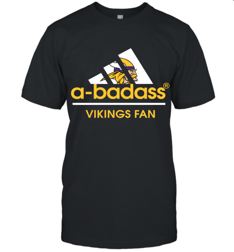 A Badass Minnesota Vikings Mashup Adidas NFL Unisex Jersey Tee 