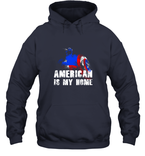 America Is My Home Captain America 4th Of July Hoodie