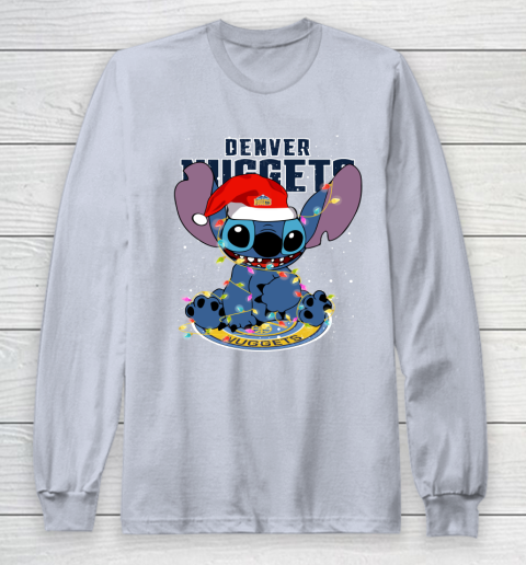 Denver Nuggets NBA noel stitch Basketball Christmas Long Sleeve T-Shirt 4