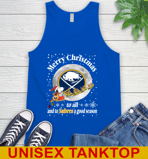 Buffalo Sabres Merry Christmas To All And To Sabres A Good Season NHL Hockey Sports Tank Top 4