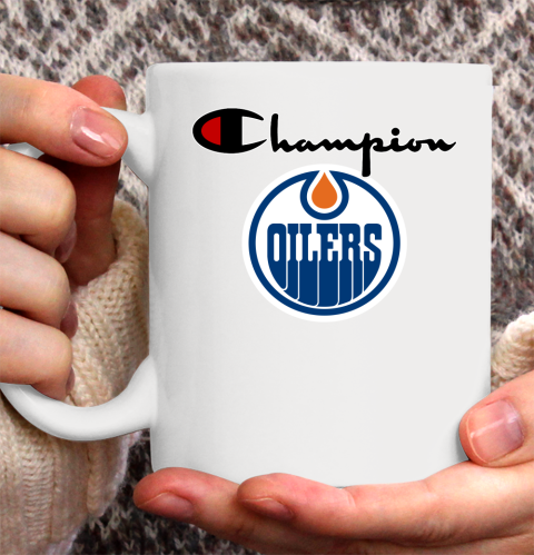 NHL Hockey Edmonton Oilers Champion Shirt Ceramic Mug 11oz