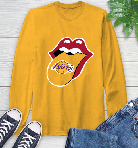 Los Angeles Lakers NBA Basketball Lips I Root For My Team Adoring Fan 60