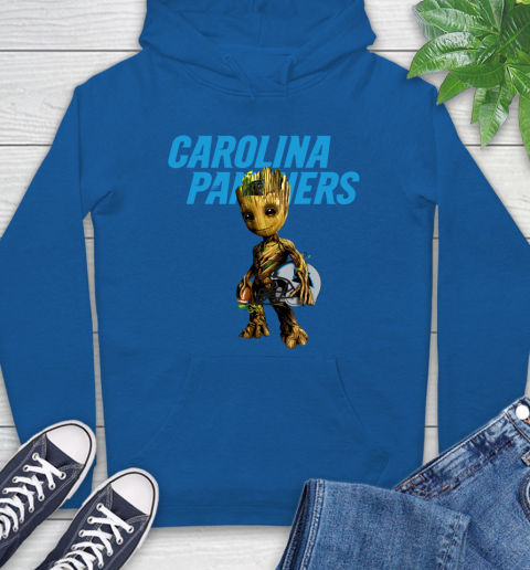 Carolina Panthers NFL Football Groot Marvel Guardians Of The Galaxy Hoodie 9