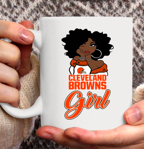 Cleveland Browns Girl NFL Ceramic Mug 11oz 4