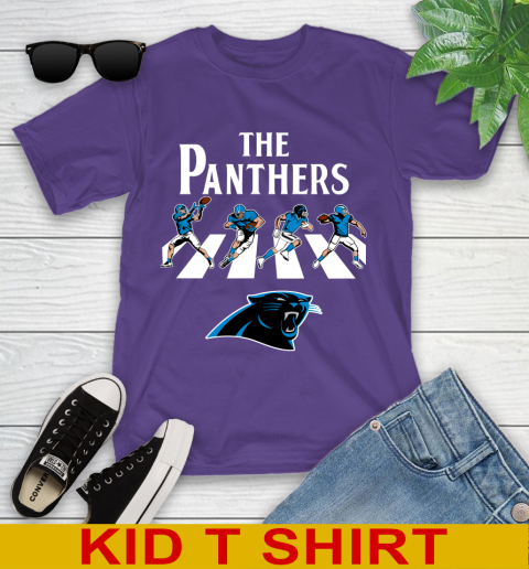 NFL Football Carolina Panthers The Beatles Rock Band Shirt Youth T Shirt Tee For Sports