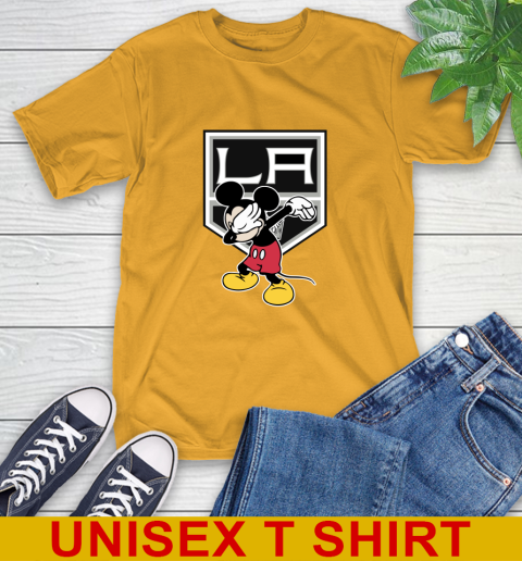 Los Angeles Kings NHL Hockey Dabbing Mickey Disney Sports T-Shirt 3