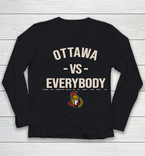 Ottawa Senators Vs Everybody Youth Long Sleeve