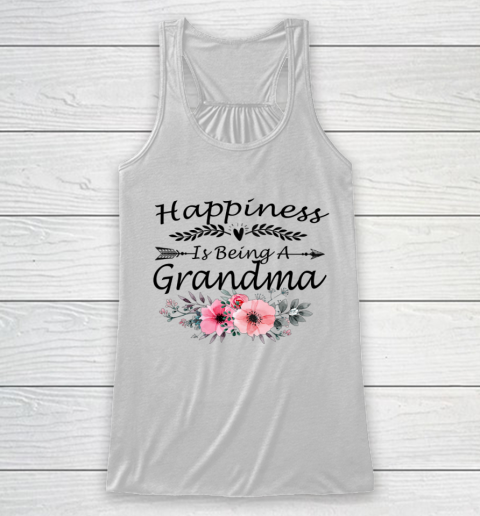 Happiness Is Being A Grandma Shirt Mother s Day Racerback Tank