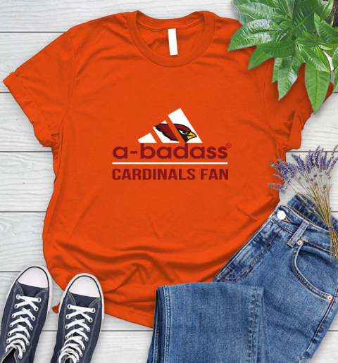 Arizona Cardinals NFL Football A Badass Adidas Adoring Fan Sports Women's T-Shirt 3