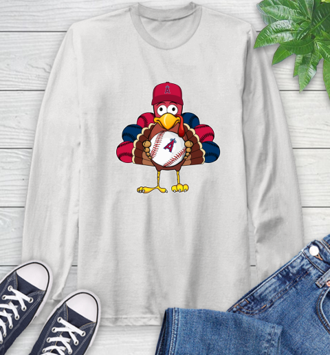 Los Angeles Angels Turkey thanksgiving Long Sleeve T-Shirt