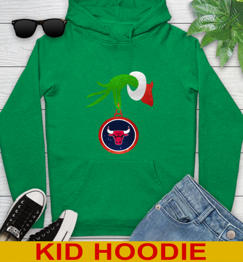 Chicago Bulls Grinch Merry Christmas NBA Basketball Youth Hoodie 8