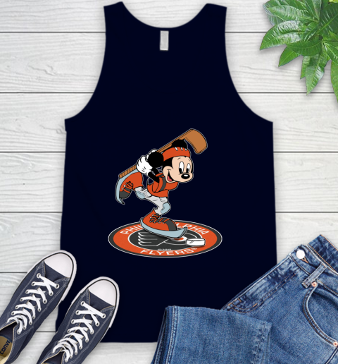 NHL Hockey Philadelphia Flyers Cheerful Mickey Disney Shirt Tank Top 4 NHL Hockey Philadelphia Flyers Cheerful Mickey Disney Shirt Tank Top - Image 4