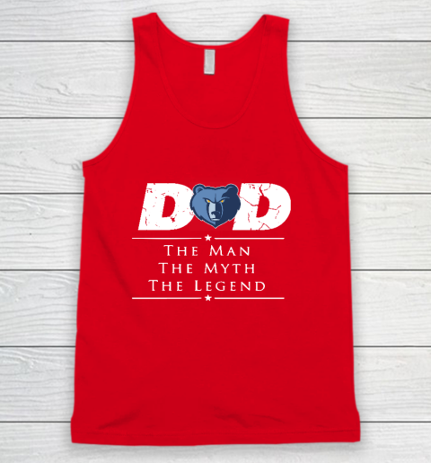 Memphis Grizzlies NBA Basketball Dad The Man The Myth The Legend Tank Top 5