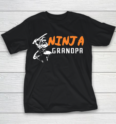 Grandpa Funny Gift Apparel  Ninja Grandpa Matching Family Ninja Birthday Youth T-Shirt