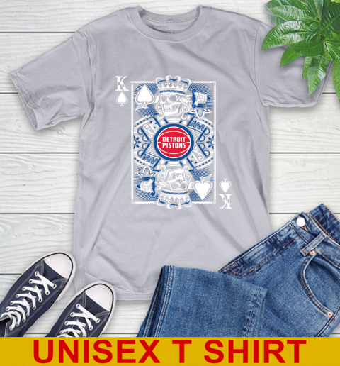 Detroit Pistons NBA Basketball The King Of Spades Death Cards Shirt T-Shirt 5