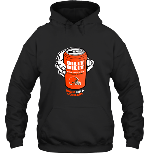 Bud Light Dilly Dilly! Cleveland Browns Birds Of A Cooler Hoodie