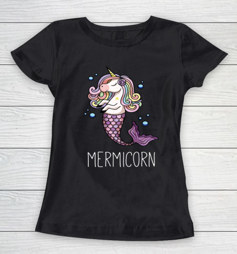 Mermicorn Unicorn Gift For Women Girls Mermaid Women's T-Shirt