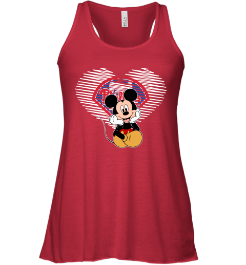 MLB Philadelphia Phillies The Heart Mickey Mouse Disney Baseball T Shirt rrLDx5Ct1MS flowy tank 32 95 151514 front red