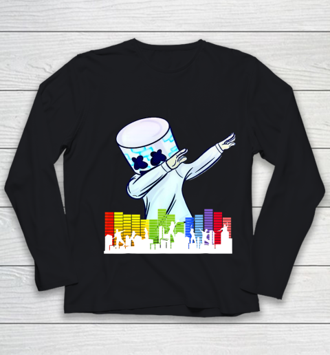 All I Want For Christmas Is Marshmallow Dancing DJ Love Youth Long Sleeve
