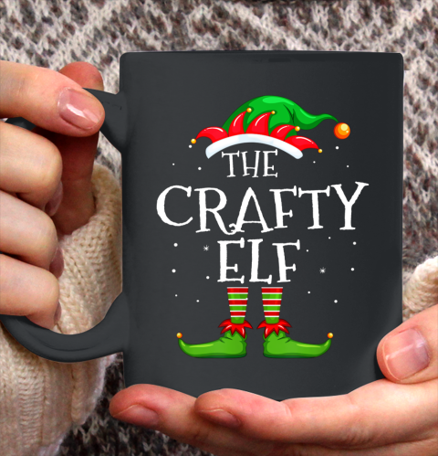 The Crafty Elf Family Matching Christmas Group Gift Pajama Ceramic Mug 11oz