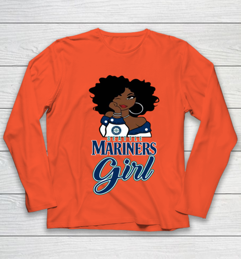 Seattle Marinerss Girl MLB Youth Long Sleeve 4