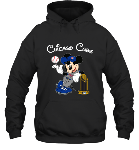 Chicago Cubs Mickey Taking The Trophy MLB 2019 Hoodie