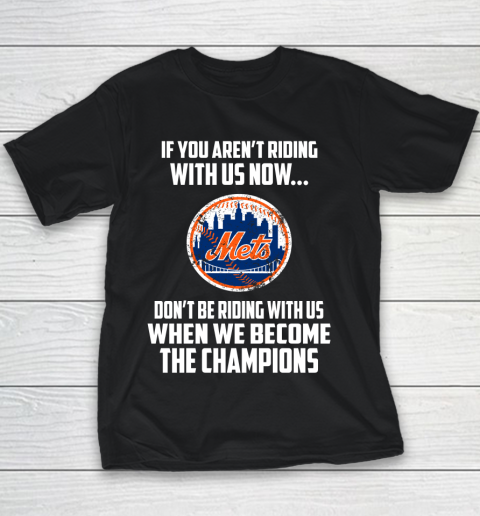 MLB New York Mets Baseball We Become The Champions Youth T-Shirt