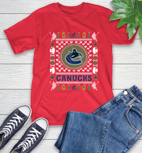 Vancouver Canucks Merry Christmas NHL Hockey Loyal Fan Ugly Shirt 11