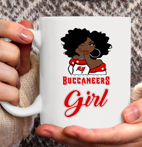 Tampa Bay Buccaneers Girl NFL Ceramic Mug 11oz 4