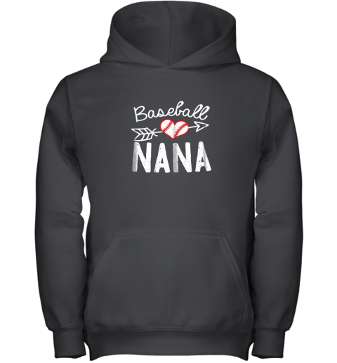 Baseball Nana Youth Hoodie