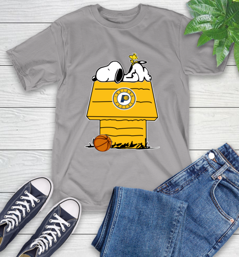 Indiana Pacers NBA Basketball Snoopy Woodstock The Peanuts Movie T-Shirt 6